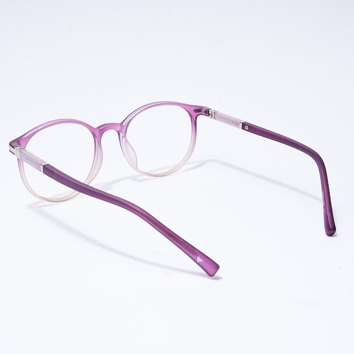 Voyage FlexLite Violet & Brown Oval Eyeglasses for Men & Women - MG5586-C5