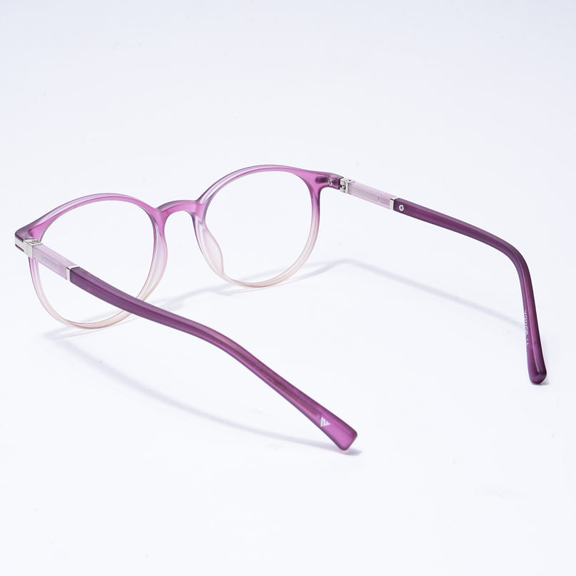 Voyage FlexLite Violet & Brown Oval Eyeglasses for Men & Women - MG5586-C5