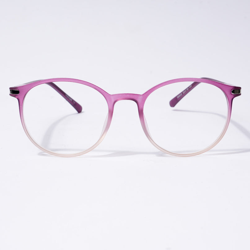 Voyage FlexLite Violet & Brown Oval Eyeglasses for Men & Women - MG5586-C5