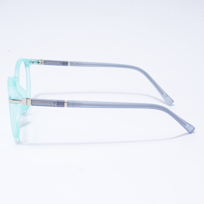 Voyage FlexLite Turquoise Oval Eyeglasses for Men & Women - MG5587-C6