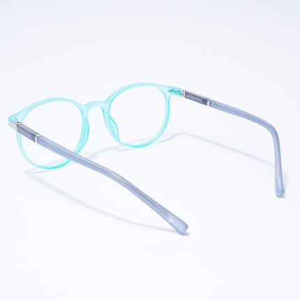 Voyage FlexLite Turquoise Oval Eyeglasses for Men & Women - MG5587-C6