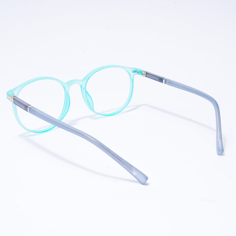 Voyage FlexLite Turquoise Oval Eyeglasses for Men & Women - MG5587-C6