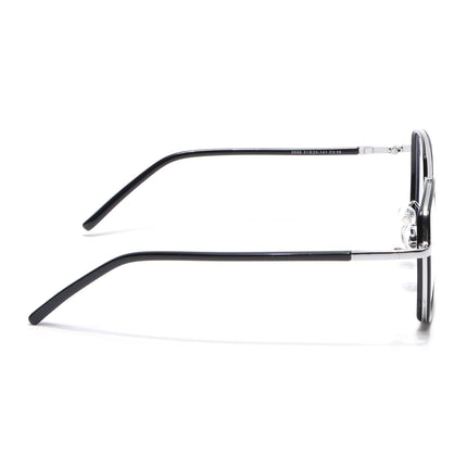 Voyage Maverick Black & Silver Wayfarer Eyeglasses for Men & Women - MG5114-C2