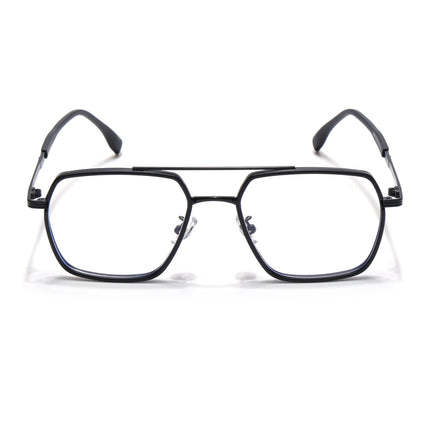 Voyage Black Wayfarer Eyeglasses for Men & Women - MG5123-C5