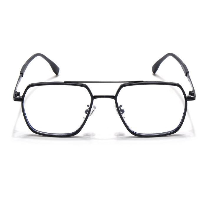 Voyage Black Wayfarer Eyeglasses for Men & Women - MG5123-C5