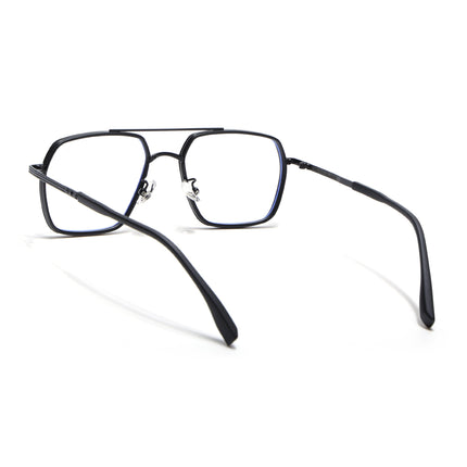 Voyage Black Wayfarer Eyeglasses for Men & Women - MG5123-C5