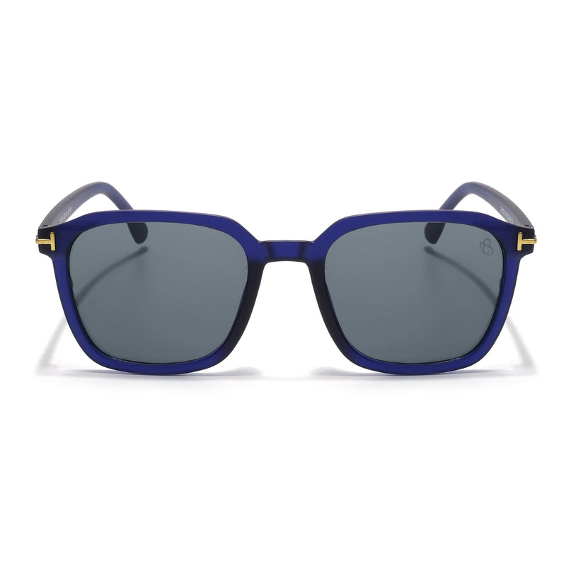 Eyejack Blue Square Sunglasses for Men & Women (97109CL1063)