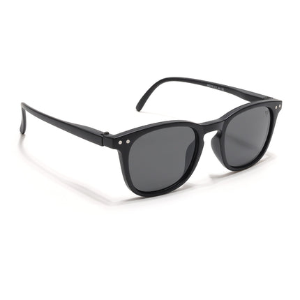 Voyage Explorers Round Sunglasses for Kids -6 yrs To 12 yrs (Black Lens | Black Frame - MG6579)