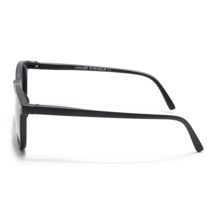 Voyage Explorers Round Sunglasses for Kids -6 yrs To 12 yrs (Black Lens | Black Frame - MG6579)