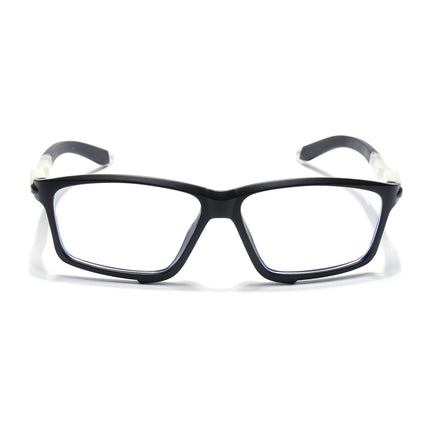 Voyage Active Black Rectangle Eyeglasses for Men & Women - MG5685-C3