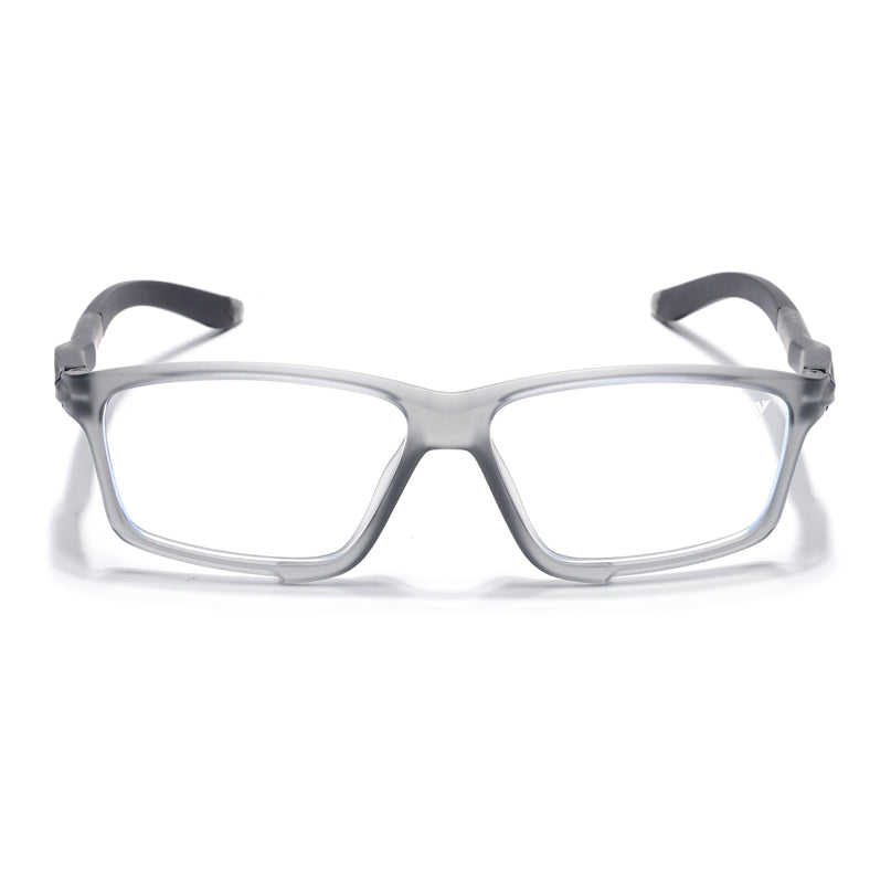 Voyage Active Grey Rectangle Eyeglasses for Men & Women - MG5686-C4