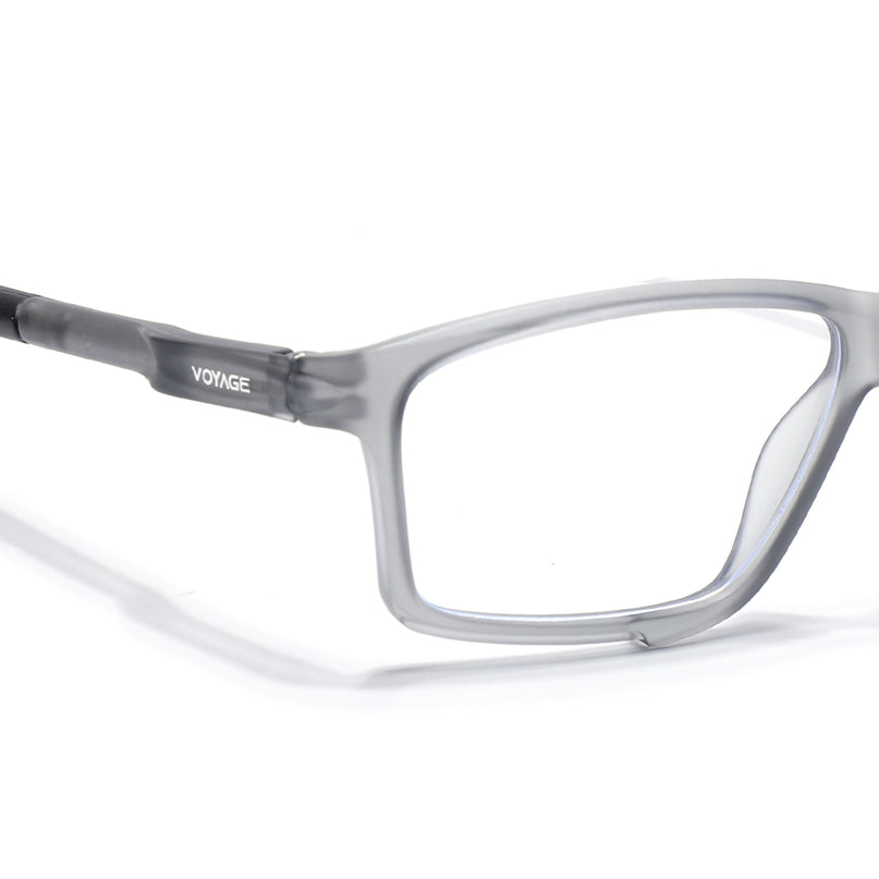 Voyage Active Grey Rectangle Eyeglasses for Men & Women - MG5686-C4