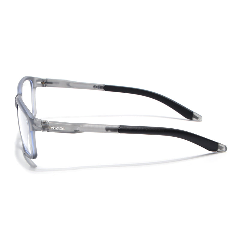 Voyage Active Grey Rectangle Eyeglasses for Men & Women - MG5686-C4