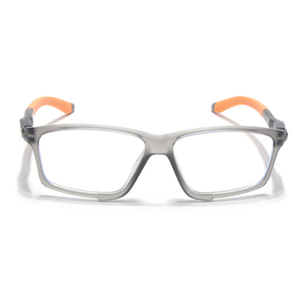 Voyage Active Grey Rectangle Eyeglasses for Men & Women - MG5690-C8