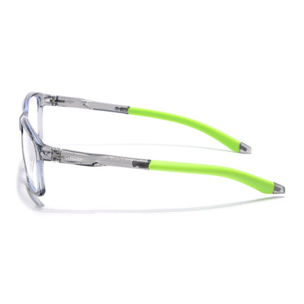 Voyage Active Transparent Grey Rectangle Eyeglasses for Men & Women - MG5692-C10
