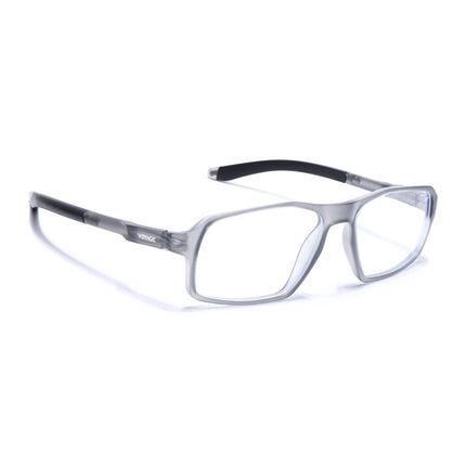 Voyage Active Grey Rectangle Eyeglasses for Men & Women - MG5696-C4