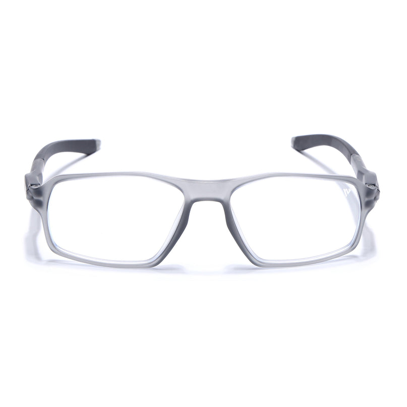 Voyage Active Grey Rectangle Eyeglasses for Men & Women - MG5696-C4