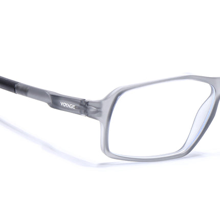 Voyage Active Grey Rectangle Eyeglasses for Men & Women - MG5696-C4
