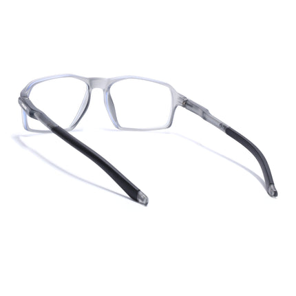 Voyage Active Grey Rectangle Eyeglasses for Men & Women - MG5696-C4