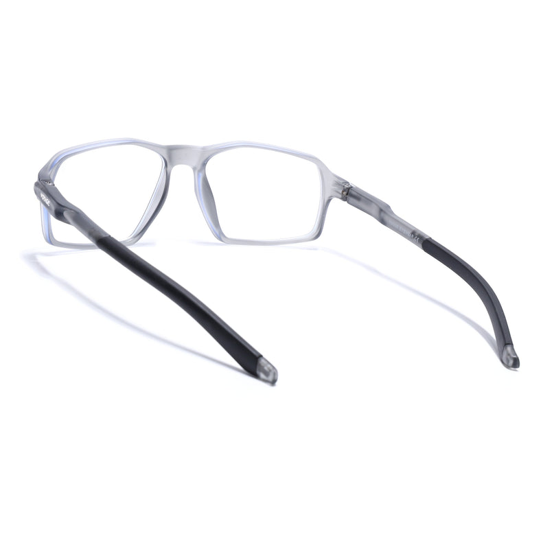 Voyage Active Grey Rectangle Eyeglasses for Men & Women - MG5696-C4