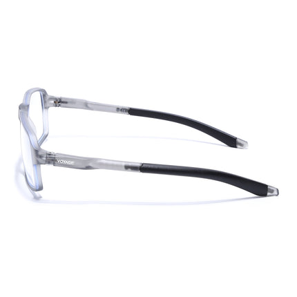 Voyage Active Grey Rectangle Eyeglasses for Men & Women - MG5696-C4