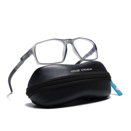 Voyage Active Grey Rectangle Eyeglasses for Men & Women - MG5696-C4