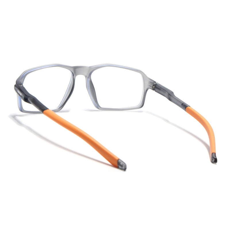 Voyage Active Grey Rectangle Eyeglasses for Men & Women - MG5700-C8