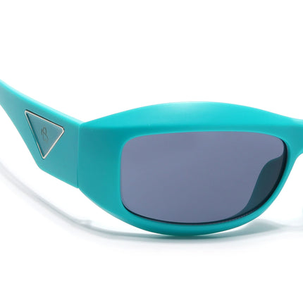 Eyejack Sea Green Wrap Around Sunglasses for Men & Women (98036CL1083)