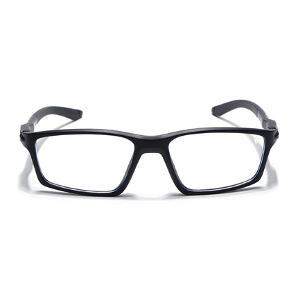 Voyage Active Black Rectangle Eyeglasses for Men & Women - MG5703-C1