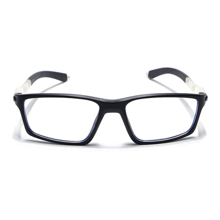 Voyage Active Black Rectangle Eyeglasses for Men & Women - MG5705-C3