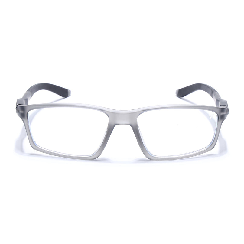 Voyage Active Grey Rectangle Eyeglasses for Men & Women - MG5706-C4