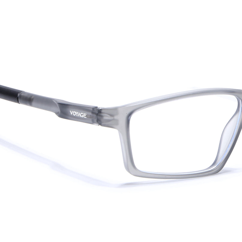 Voyage Active Grey Rectangle Eyeglasses for Men & Women - MG5706-C4