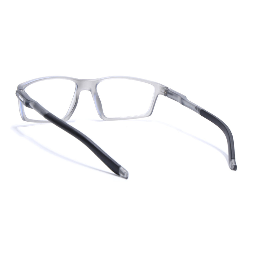 Voyage Active Grey Rectangle Eyeglasses for Men & Women - MG5706-C4