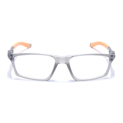 Voyage Active Grey Rectangle Eyeglasses for Men & Women - MG5709-C7