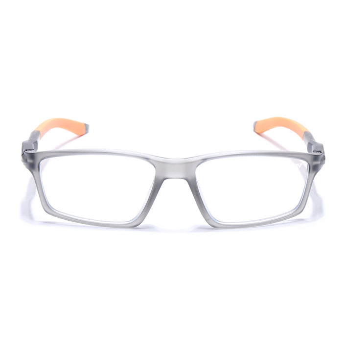 Voyage Active Grey Rectangle Eyeglasses for Men & Women - MG5709-C7