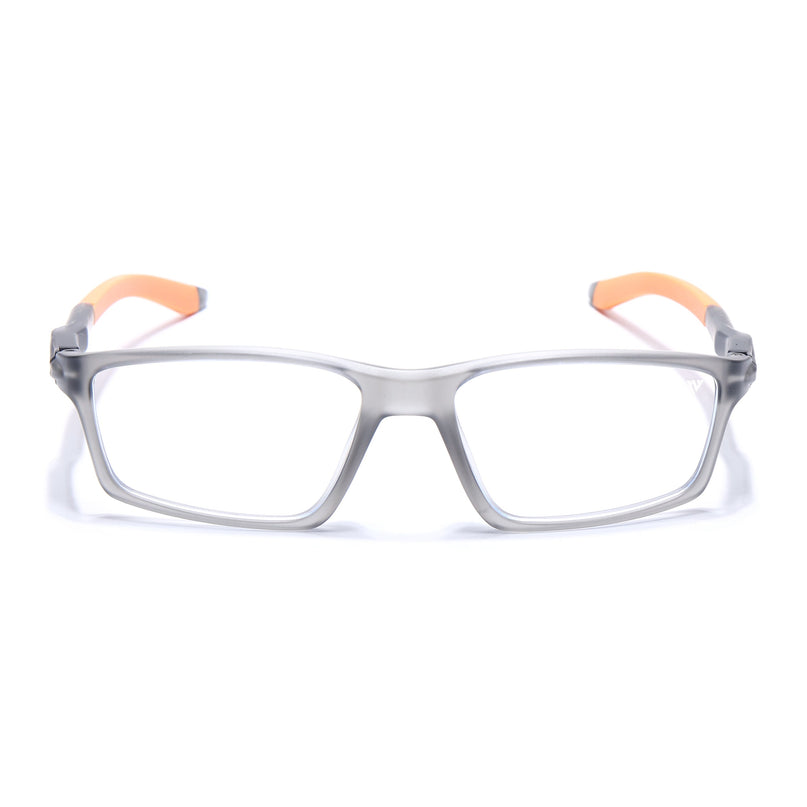 Voyage Active Grey Rectangle Eyeglasses for Men & Women - MG5709-C7