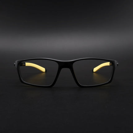 Voyage Active Black Rectangle Eyeglasses for Men & Women - MG5710-C8