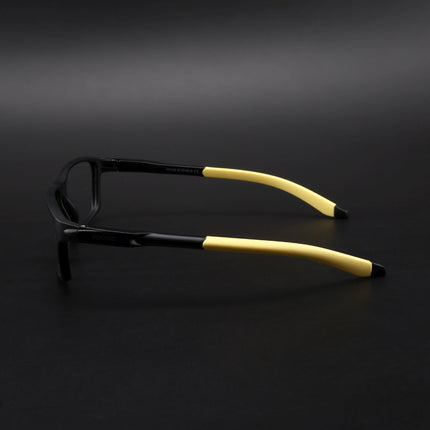 Voyage Active Black Rectangle Eyeglasses for Men & Women - MG5710-C8