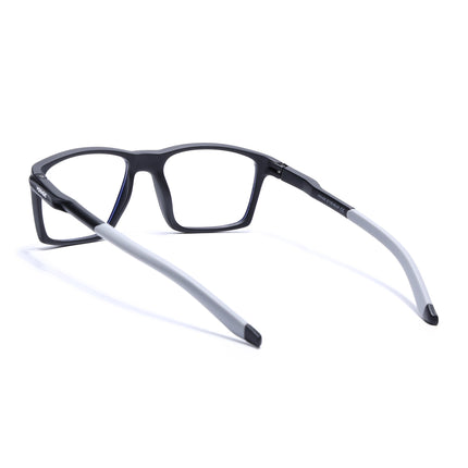 Voyage Active Black Square Eyeglasses for Men & Women - MG5714-C2