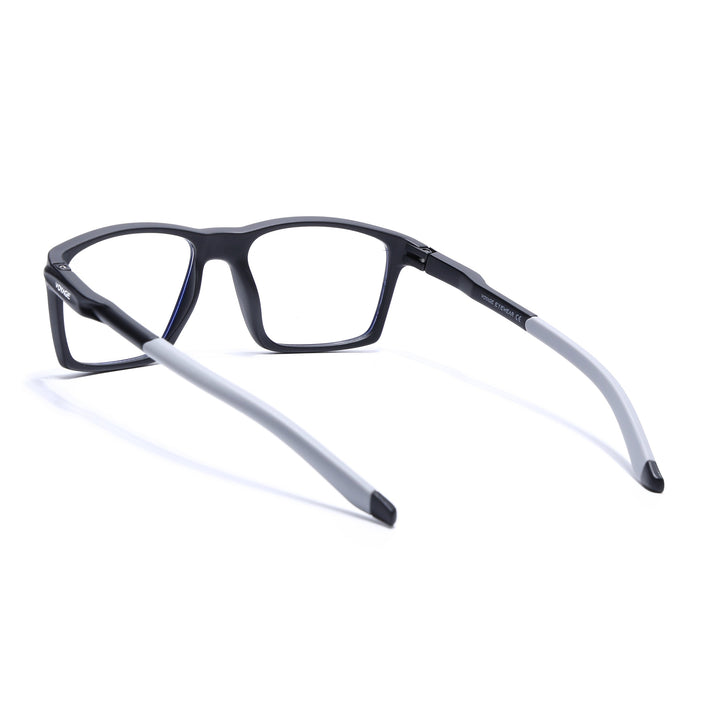 Voyage Active Black Square Eyeglasses for Men & Women - MG5714-C2