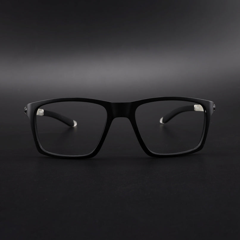 Voyage Active Black Square Eyeglasses for Men & Women - MG5715-C3