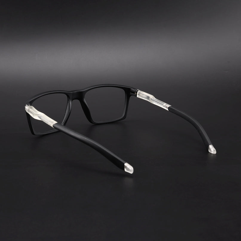 Voyage Active Black Square Eyeglasses for Men & Women - MG5715-C3