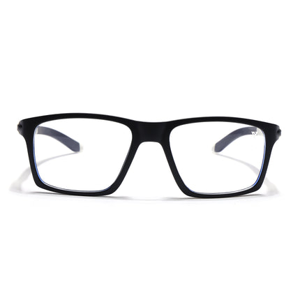 Voyage Active Black Square Eyeglasses for Men & Women - MG5715-C3