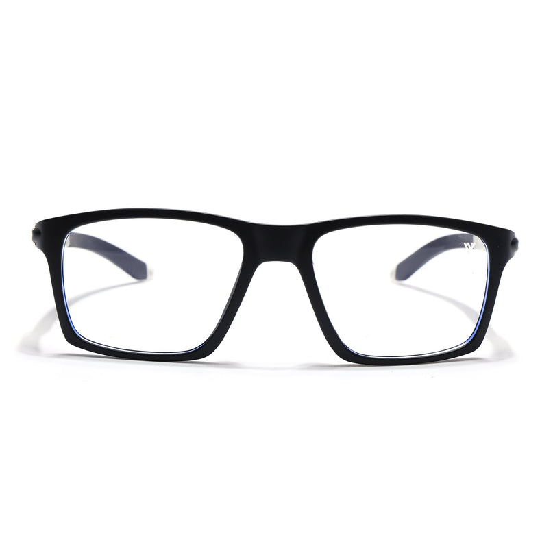 Voyage Active Black Square Eyeglasses for Men & Women - MG5715-C3