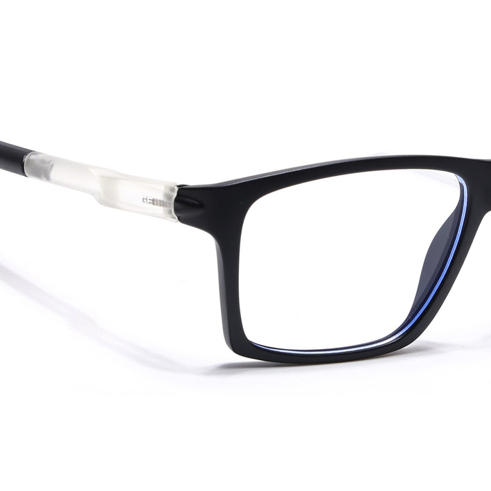 Voyage Active Black Square Eyeglasses for Men & Women - MG5715-C3