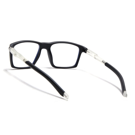 Voyage Active Black Square Eyeglasses for Men & Women - MG5715-C3