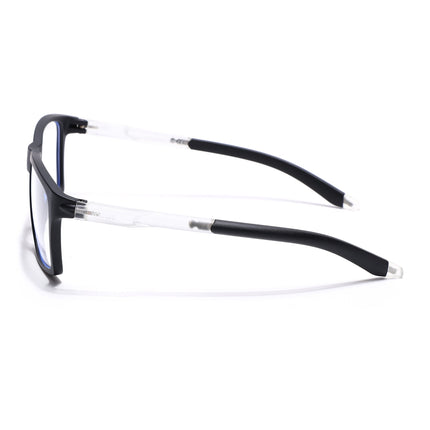 Voyage Active Black Square Eyeglasses for Men & Women - MG5715-C3