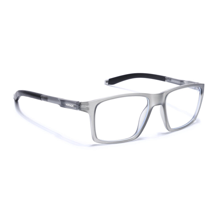 Voyage Active Grey Square Eyeglasses for Men & Women - MG5716-C4