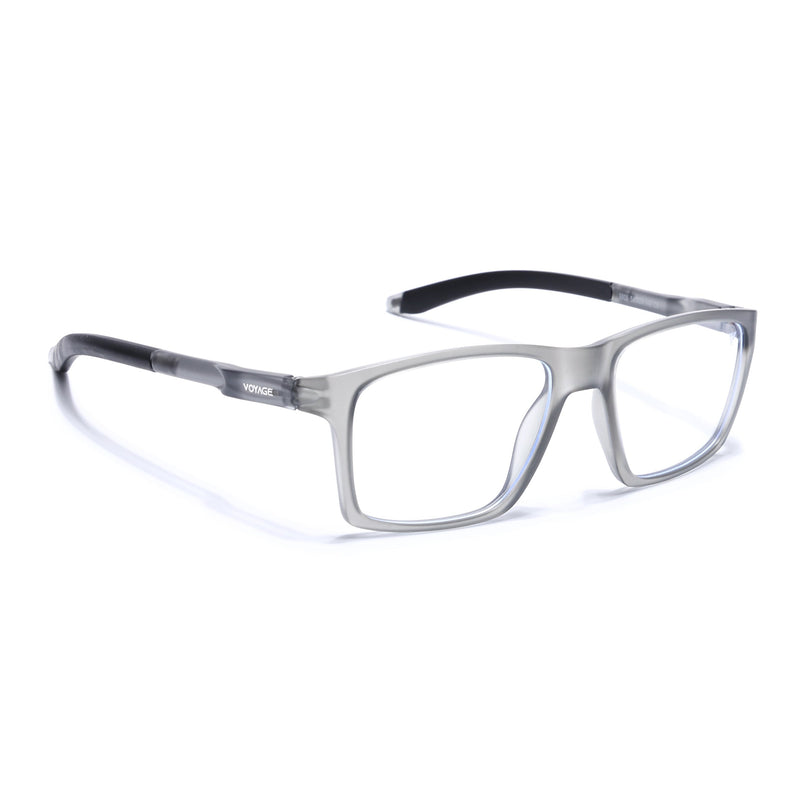 Voyage Active Grey Square Eyeglasses for Men & Women - MG5716-C4
