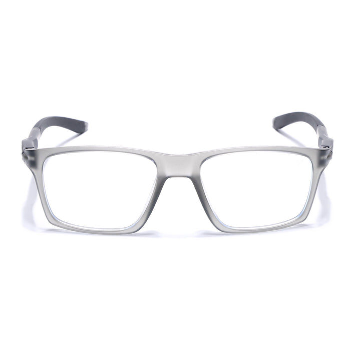 Voyage Active Grey Square Eyeglasses for Men & Women - MG5716-C4